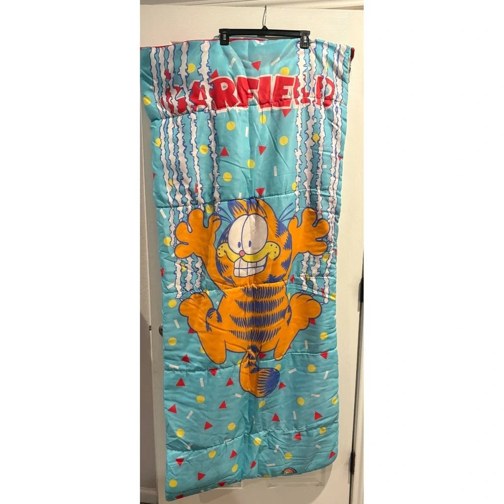 Vintage 1978 Garfield Sleeping Bag and Overnight Bag Set - Picture 7 of 11
